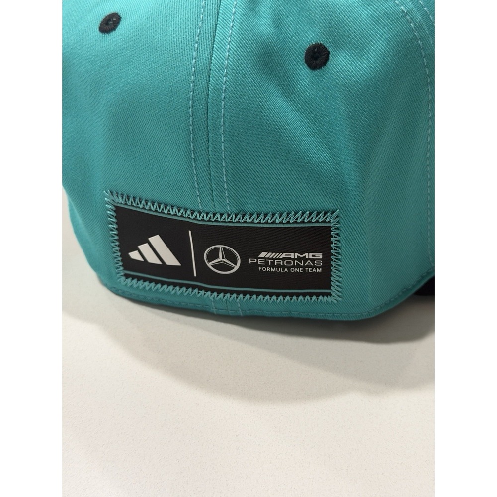 Adidas Mercedes AMG Petronas Formula One Team Las Vegas Snapback Cap KG2274 NWT - Picture 10 of 11